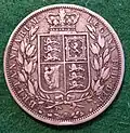 Half-crown of Victoria, 1885
