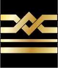 Shoulder rank insignia of a staff captain of the Greek Merchant Marine (Yparchos/Ύπαρχος)