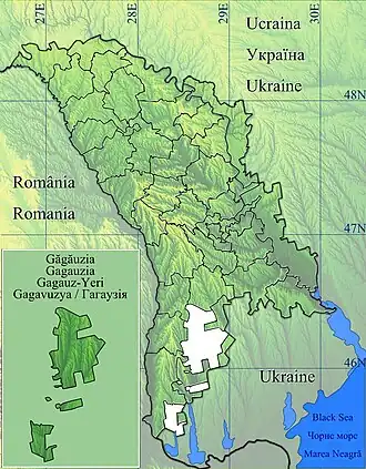 Congaz Kongaz is located in Găgăuzia