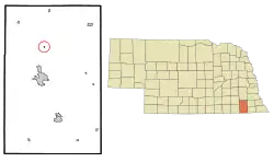 Location of Pickrell, Nebraska