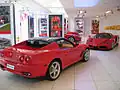 Some cars on the first floor