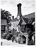 Giffords Hall courtyard and hall range from the East
