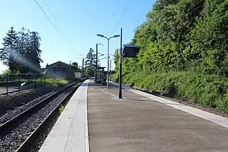 Platform after 2005–2010 reconstruction