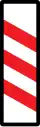 6c: Level crossing mark (left) - Distance to level crossing approx. 240m