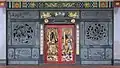 Handcrafted door.