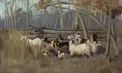 George Washington Lambert, A Bush Idyll, 1896