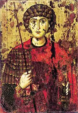 Saint George, one of the oldest icons in Russia