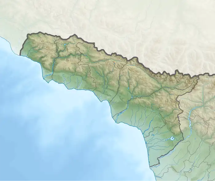 Map showing the location of Otkhara