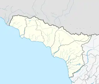Machara is located in Abkhazia