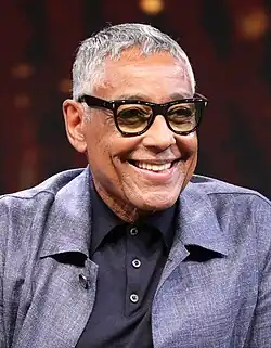 Giancarlo Esposito talking at the 2024 Phoenix Fan Fusion event