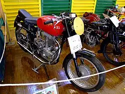 Gileras 500cc red motorcycle