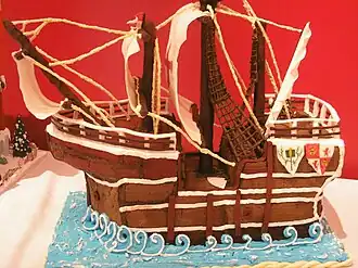 Gingerbread ship