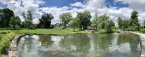 Pond and grounds