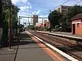 Eastbound view from Platform 3, September 2017