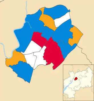 2011 results map