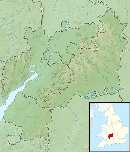Painswick Stream is located in Gloucestershire