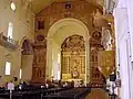 Interior view towards altar