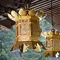 A votive hanging lantern