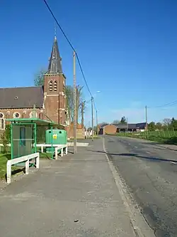 The main road of Gommecourt