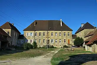 The chateau in Gondenans-les-Moulins
