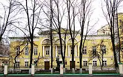 Monument at Gorky Institute of World Literature