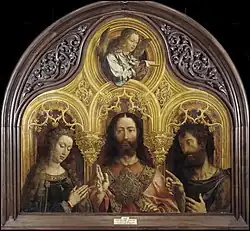 Christ between the Virgin and Saint John the Baptist, Prado Museum, Madrid.