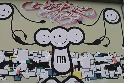 Graffiti art in Pristina