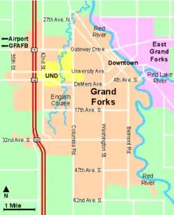 Chester&nbsp;Fritz&nbsp;Library is located in Grand Forks, North Dakota