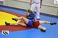 Ground fighting in Sambo