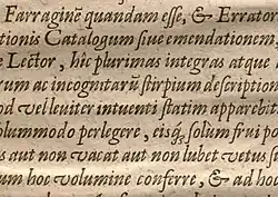 Granjon's Ascendonica italic in a book.