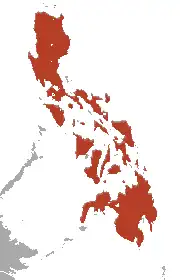 Map of range