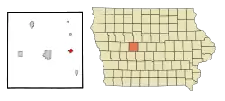 Location of Grand Junction, Iowa