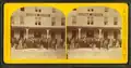 Stereoscopic image of the Fabyan House piazza