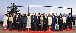 Essebsi at the 43rd G7 summit in 2017.