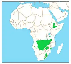 Map of range