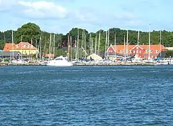 The marina in Guldborg.
