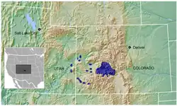 Map of range