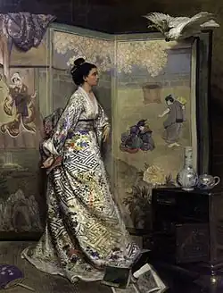 Gustave Léonard de Jonghe (1865): The Japanese Fan, Cummer Museum of Art and Gardens.