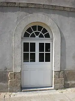 French window.