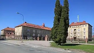 Part of the regiment's former barracks.