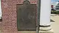 Plaque dedicated to 93 Revolutionary War soldiers buried in Highland County. Unveiled on July 4, 1930.