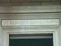 Name of the church on the door arch