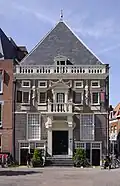 The military hospital was located in Hoofdwacht, Haarlem across from the church