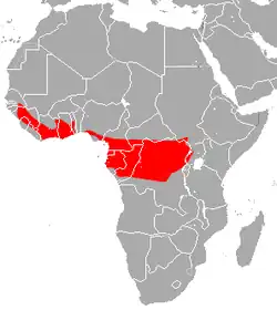 Map of range