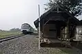 Batara Kresna crossing Halte Kalisamin.