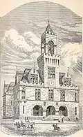 The H.H. Richardson structure as it appeared at its dedication, 1874