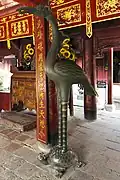 The other placard in the Temple of Literature written in the Lệnh thư.