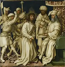 Pontius Pilate washing his hands