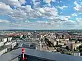 Panorama of Szczecin seen from Hanza Tower.