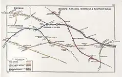 The line at Neasden